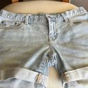 Gap 1969  gap jeans shorts 27 color light blue  length 13 Photo 3