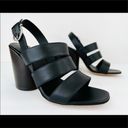 Salvatore Ferragamo  Trezze 85mm Block Heel Slingback Leather Sandals Size 7.5 Photo 2