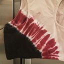 Onyx 💕ELECTRIC & ROSE💕 Bella Crop Bralette Crimson Beige &  Tie-Dye Large L NWT Photo 11