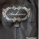 Ambiance Apparel Ambiance Womens Career Jacket Blazer Size Small Black Faux Front Pockets Photo 2