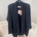 RD Style NWT  Conscious Black Oversized Cardigan Size Medium Photo 0