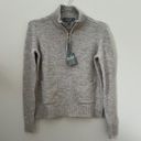 Marled Reunited Clothing NWT  Quarter Zip Sweater Gray Size XS Photo 0