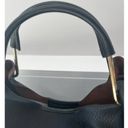 Sondra Roberts  Squared Black Vegan pebble Leather Tote Bag large Photo 4