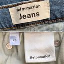 Reformation  High & Skinny Jeans in Rhine Wash Blue Size 28 Photo 7