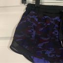 Lululemon  Hotty Hot Shorts 2.5” Mini Hounds Camo- Rare Purple Blue Camo- Size 6 Photo 4