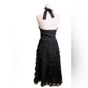 White House | Black Market  Elegant
Black Halter Neck Dress with Tiered Ruffles 10 Photo 1