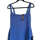 Lulus Dress Amazing Poise Blue Sleeveless Square Photo 2