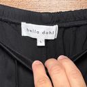 Bella Dahl  Flowy Jogger Black Lounge Pants Women's size Large Photo 3