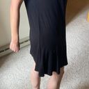 Acemi Black Cotton T-Shirt Dress Photo 2