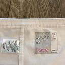 Lucky in Love  13” Tier Pleated Blue And White Tennis Skirt Size Large Photo 9