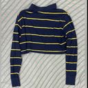 American Vintage Polo Ralph Lauren X  Dark Blue Cropped Polo - Small Photo 1