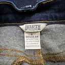 Duluth Trading  Co Jeans Womens 8 Dark Wash Tapered Fit Stretch Blue Denim 28x27 Photo 7