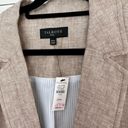 Talbots  Women’s 24W Tan Aberdeen 100% Linen Plus Size Women’s Blazer NWT Photo 1