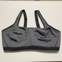 Wacoal  Sports Bra Black Gray Size 40E Photo 1