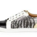 Christian Louboutin Gondoliere glitter specchio mixed leather sneakers size 35.5 Photo 1