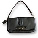 Coach  F48245 Leather Large Flap Wristlet Clutch Convertible Purse in Black Photo 0