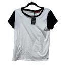 n:philanthropy  Womens Harlow Colorblock Distressed T-Shirt Size Medium Photo 2