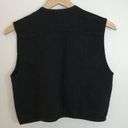 Topshop  Short Fisherman Vest Black Gilet Cropped 4 Photo 4