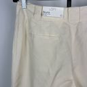 Loft Ann Taylor  Cream Silk Linen Laura Wide Leg Trouser Pants Photo 1