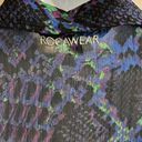 Rocawear #75  sheer snake skin printed blouse size XL￼ Photo 8