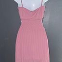 Pretty Little Thing  Bodycon Cut Out Sexy Mini Pink Party Dress Womens Small 6 Photo 6