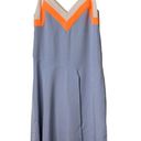 Milly  Cloud Colorblock Midi Dress Photo 0