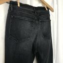 3x1  Shelter Crop Jeans size 27 Black High Rise Fringe Hem Photo 5