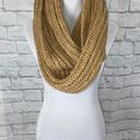 Mixit chunky knit tan infinity scarf one size Photo 0