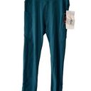 Gottex  Double Pocket High Waist Flex Compression Turquoise Leggings Size Small Photo 0