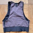 Ultracor  Altitude Silk Perforated crop top/sports bra size P/XS taupe/brown Photo 2