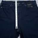 Banana Republic  Premium Denim High Rise Flare Jeans Blue Dark Wash Plus Size 35 Photo 10