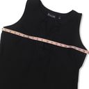 New York & Co. 7th Avenue Design Studio Black Lace Up Tank Top Photo 4