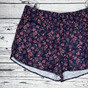 Old Navy  NWT 3X Navy Blue - Pink Floral Reflective Trim Pull-On Athletic Shorts Photo 1