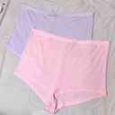 Victoria's Secret Victoria Secret‎ High Waisted Mini PJ Shorts Modal Bundle Size XL in Pink Purple Photo 1