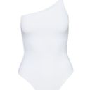 Babaton Aritzia  Women’s Size XS White Contour One-Shoulder Cami Bodysuit Photo 6