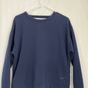 Nike Navy Blue DriFit Deep V Back Active Sweatshirt Women’s Size Small Photo 2