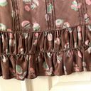 Marc Jacobs  brown silk floral skirt Photo 6