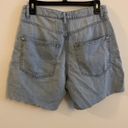 Pilcro NWT  x Anthropologie High Rise Pleated Denim Jean Shorts Size 28 Photo 2