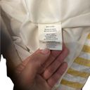 Luxology  Faux Wrap yellow and white striped dress size small Photo 5