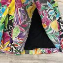 Ralph Lauren Lauren  Multi-Color Floral & Leaf Print Pleated Knee Length Skirt 4P Photo 5