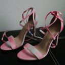 Allegra K  Elegant Open Toe Tie Dye Lace Up Stiletto Heel Sandals 7 Photo 4