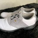 FootJoy  Golf Shoes Womens 7.5 Medium Dryjoys BOA white Gray 99018 Photo 3