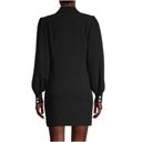 Black Halo  Olympia Blazer Minidress Black Double Breasted Front Photo 6