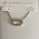 Kendra Scott 
Elisa Open Frame Crystal Pendant Necklace in Silver Tone Photo 2