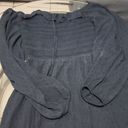 American Eagle NWOT  Navy Peasant Boho Dress Photo 3