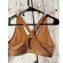 Aerie Offline By  Crossover Keyhole Sports Bra - Metallic Orange / Size Medium Photo 2