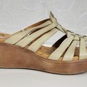 Bare Traps Womens Sandals Size 6.5 Brown Leather Slip-On Strappy Wedge Heels Photo 0