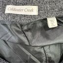 Coldwater Creek Black & Gray Mixed Media Patchwork Skirt Size Petite Large Photo 8