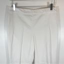 Natori  White COTTON CHINO ANKLE PANTS pull on size 12 Photo 5