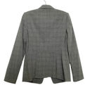 Laundry by Shelli Segal Laundry Shelli Segal Finely Plaid Grey Suit Jacket Blazer/Skirt Set SZ 6 Photo 4